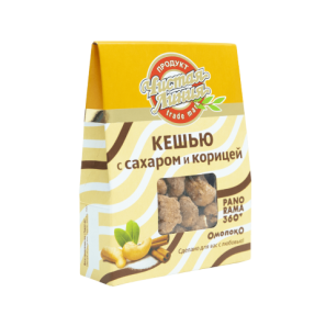 Кешью жареный с сахаром и корицей, 100г